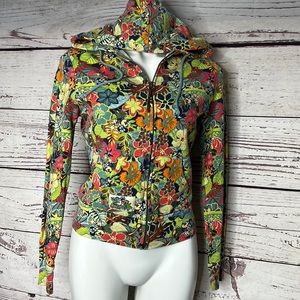 Disneyland resorts Hawaiian Minnie zip up